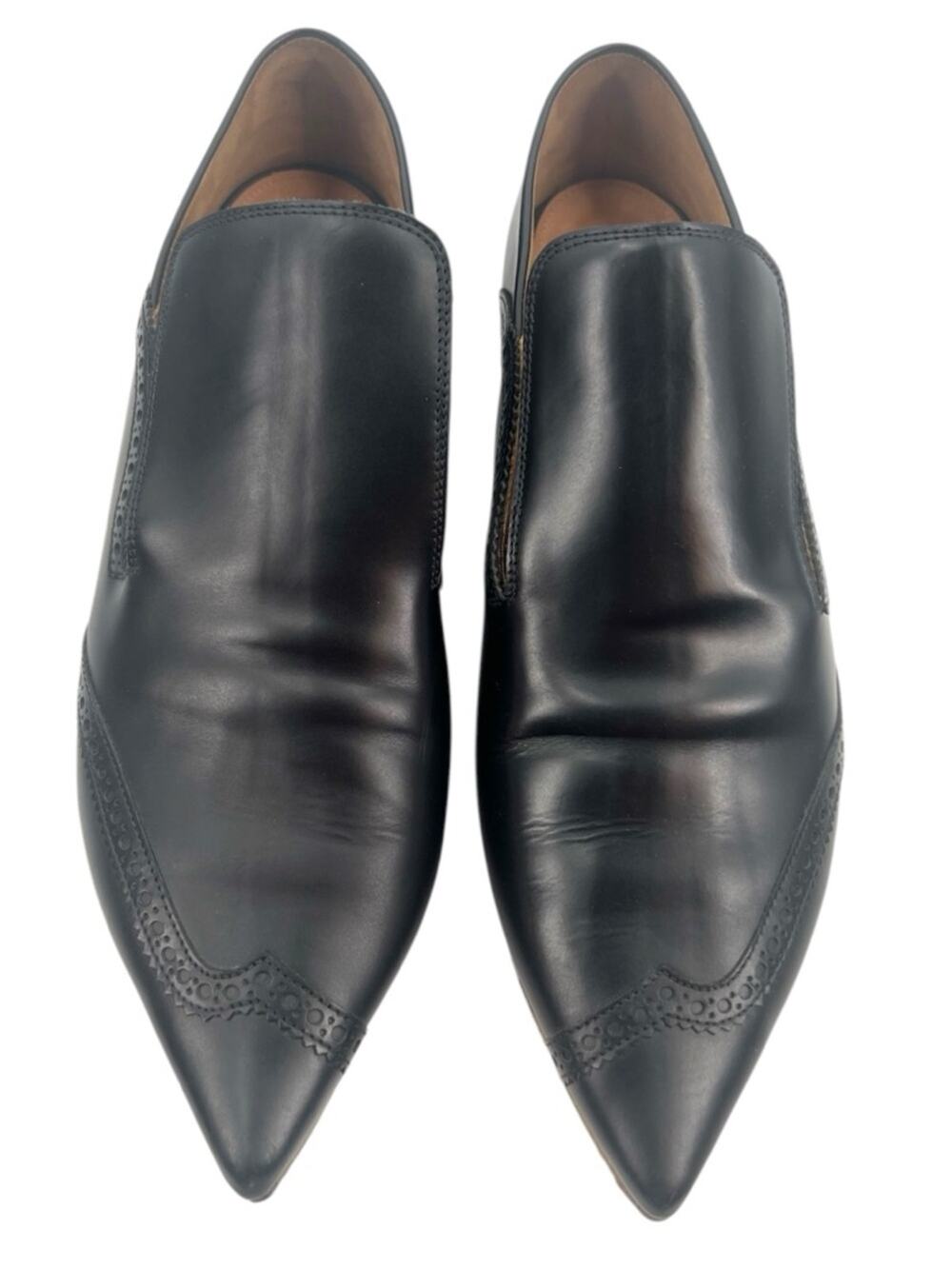 Dries Van Noten Brogue Pointed-Toe Flats Flats loafer sz 40.5